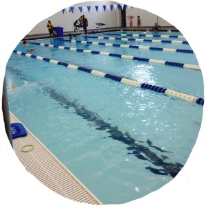 Pool at the job where I do a little bit of water running :) 