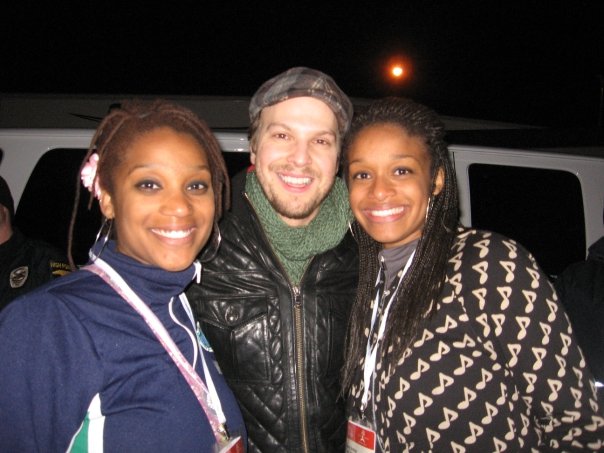 Gavin DeGraw and your peeps truly!